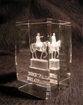 Knez Mihailo - 3D crystal