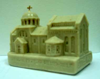 Maketa manastira Studenica (mermer)