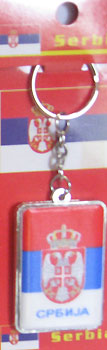 Plastični privezak Trobojka