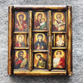 Pravoslavni ikonostas 12 x 12 cm