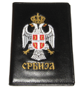 Leather knitted casing for documents