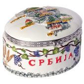 Kutija za nakit Srbija - model A