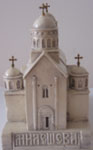 Maketa manastira Mileševa (gips)