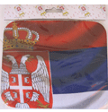 Mouse pad Serbia - model B