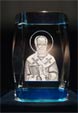 Saint Nikola - 3D crystal