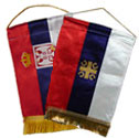 Flag for the car 'Serbia' - model C - bigger