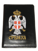 Leather knitted casing for documents