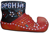 Magnet 'Serbia folks shoe'