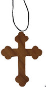 Necklase 'Wooden cross'