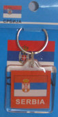 Plastic pendant Serbia - model A