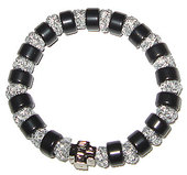Grey - black rosary
