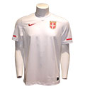 Beli fudbalski dres Srbije