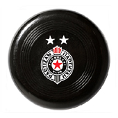 Frizbi Partizan - crni