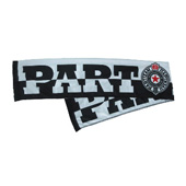Silk scarf 'Black and white' BC Partizan 2857