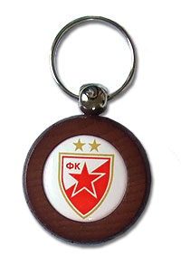 Drveni privezak Crvena Zvezda
