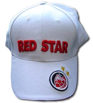 Original FC Red Star cap with 3D embroidure