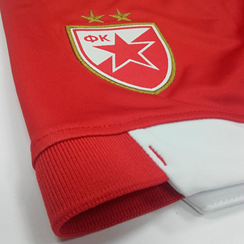 Macron kids red shorts FC Red Star 2017/18-2