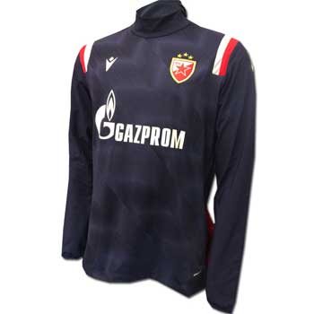 Macron 1/4 zip Red Star top 20/21 - navy
