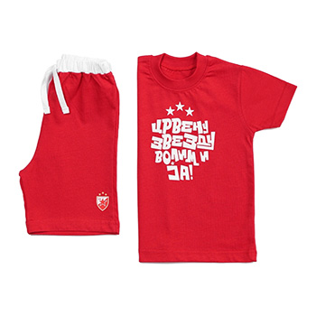 Dečiji komplet Crvena zvezda - crveni