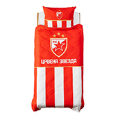 Posteljina Crvena zvezda - crveno-bela