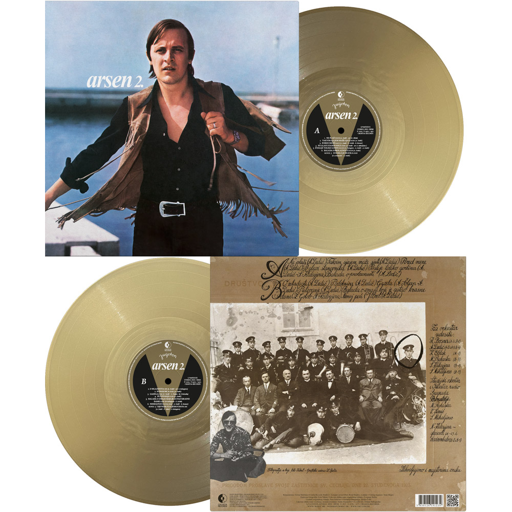Arsen Dedić - Arsen 2. [dopunjeno reizdanje 2025] [zlatni vinyl] (LP)-1