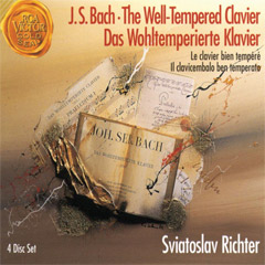 Sviatoslav Richter – J.S. Bach: The Well-Tempered Clavier / Das Wohltemperierte Klavier (4x CD)