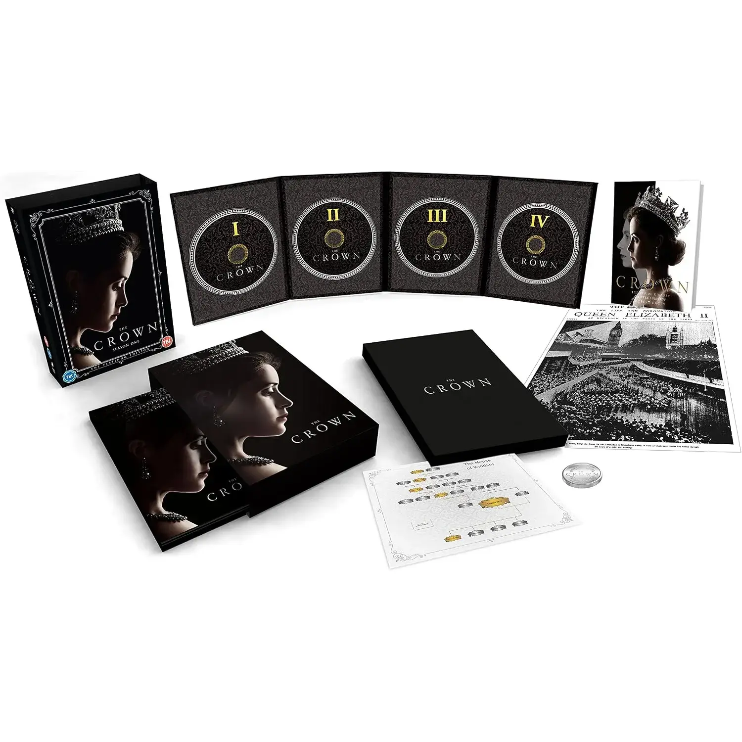 Kruna sezona 1 / The Crown season 1 - The Platinum Collection [engleski titl] [boxset] (4x DVD)-1