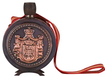 Copper flask St. George-1