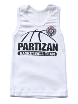Bebi atlet majica KK Partizan 3009