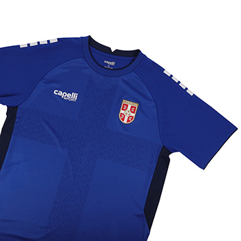 Capelli Sport komplet replika plavog + belog dresa fudbalske reprezentacije Srbije 2025/26-2
