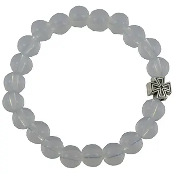 Brojanica od kamena - bela