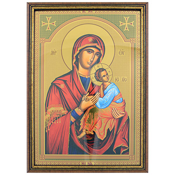 Ikona Presveta Bogorodica 33x23cm uramljena
