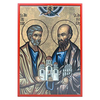 Ikona Sveti apostoli Petar i Pavle 33x23cm