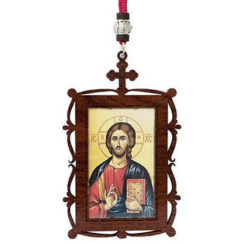 Small icon for car - Jesus Christ