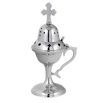 Kadionica mesingana, niklovana 18cm Kadionica mesingana, niklovana 18cm