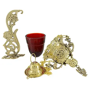 Zidno mesingano kandilo 15x8cm-1 Zidno mesingano kandilo 15x8cm-1