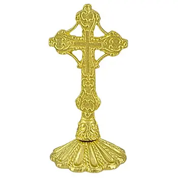 Metalni stoni krst - beli 6,5 x 3 cm-3