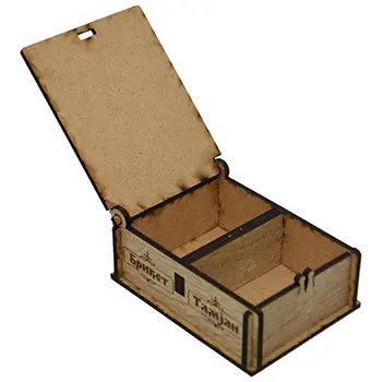 Box for briquettes and incense - Lord Jesus Christ 3.5x7cm-1