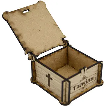 Box for incense - Lord Jesus Christ 3.3x6.5cm-1