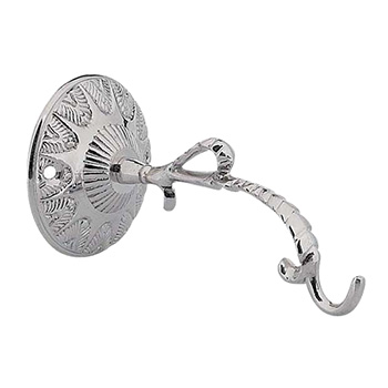 Nosač za kandilo 14cm - mesing + hrom