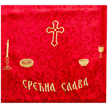 Religious tablecloth 220 x 142 cm-1