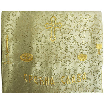 Religious tablecloth 220 x 142 cm-2