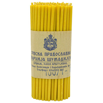 Sveće od pčelinjeg voska 100/1 (1kg)