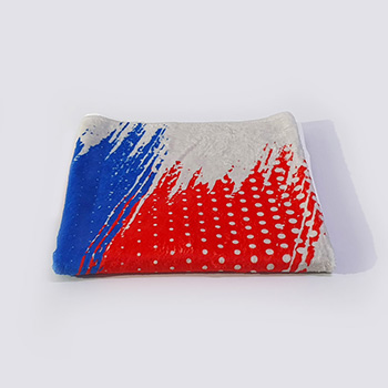 Peškir Srbija trobojka - sivi 100x50cm-4