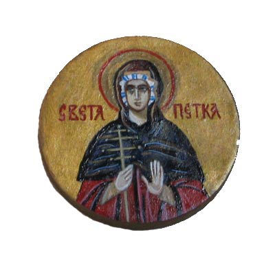 Slikana ikona sveta Petka