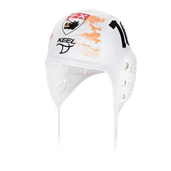 Keel vaterpolo kapica KVK Radnički sa brojem - bela