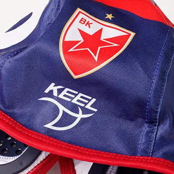 Keel vaterpolo kapica VK Crvena zvezda sa brojem - plava-2