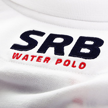 Official Serbia waterpolo polo shirt - gray-2