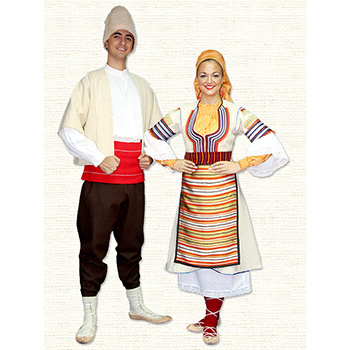 Bosilegrad folk costume - female-1