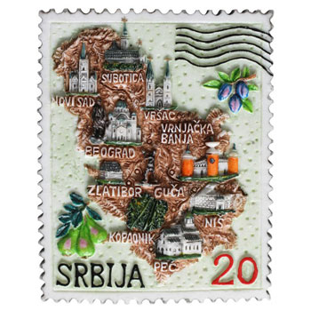 Magnet poštanska marka Srbija